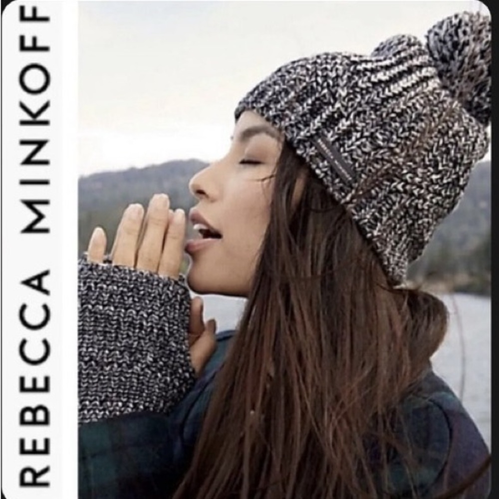 Rebecca Minkoff Beanie & Hand Warmers